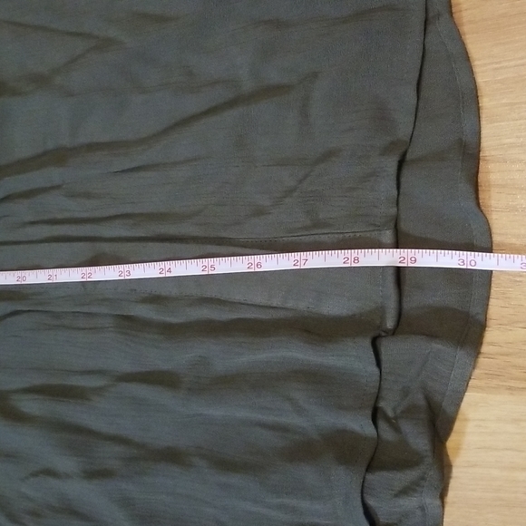 Green long sleeve button up shirt 1X NWT - Picture 12 of 12